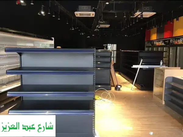 أرفف واستاندات سوبر ماركت ومتاجر: حلول عرض وتخزين احترافية بأسعار تنافسية!