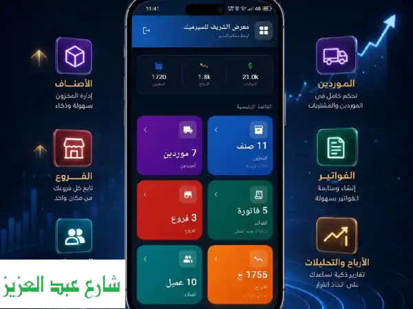 إدارة المخازن والمبيعات الذكية: تابع أرباحك...