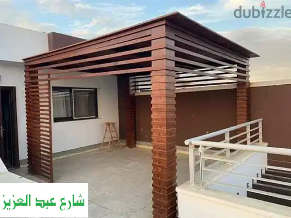 برجوله من الخشب السويدي الفيرلندي للبيع  تنفيذ...