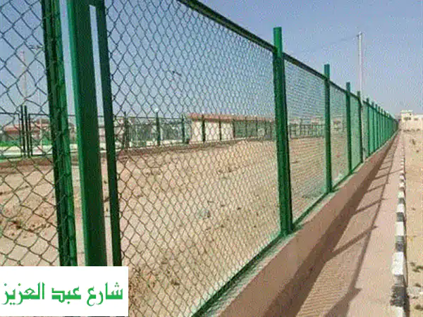 سور سلك أخضر مجلفن: أمان دائم لحديقتك وممتلكاتك |...