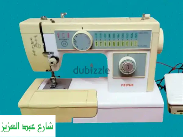 ماكينة خياطة FEIYUE تطريز وزجزاج 24 غرز برنامج حالة الزيرو