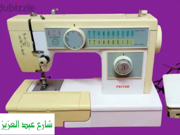 ماكينة خياطة FEIYUE تطريز وزجزاج 24 غرز برنامج حالة الزيرو