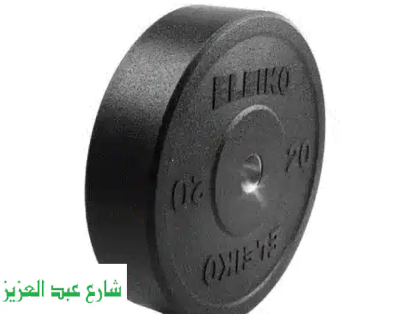 Eleiko XF Bumper Plates 20 Kg (أسود) | أوزان كروس فيت ورفع...