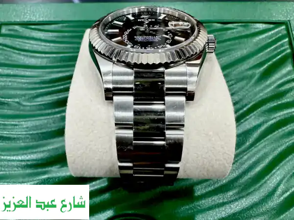 امتلك الفخامة: رولكس سكاي دويلر 326934 مينا سوداء - سوار أويستر 2021 | ساعة فاخرة بحالة استثنائية فل ست
