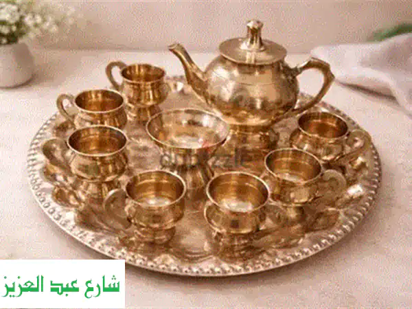 أضف الفخامة لمنزلك: شمعدان نحاس ٧ شمعة أصيل | وزن ٣ كجم