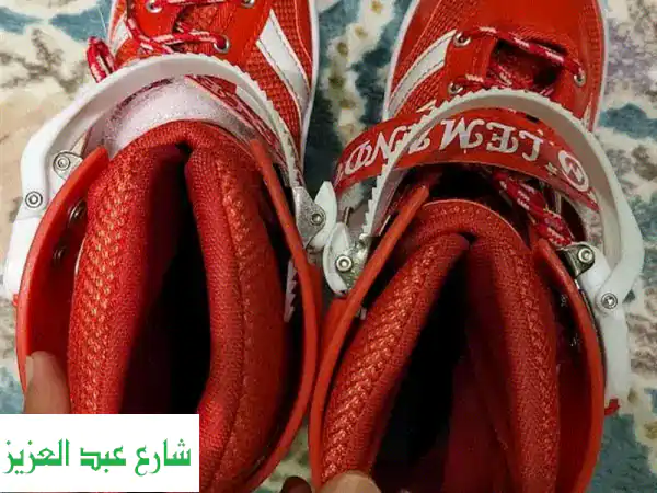 سكيت تزحلق احترافي قابل للتعديل (مقاس 38-42) | بحالة ممتازة كالجديد مع كڤر | راحة وأداء لا يضاهى