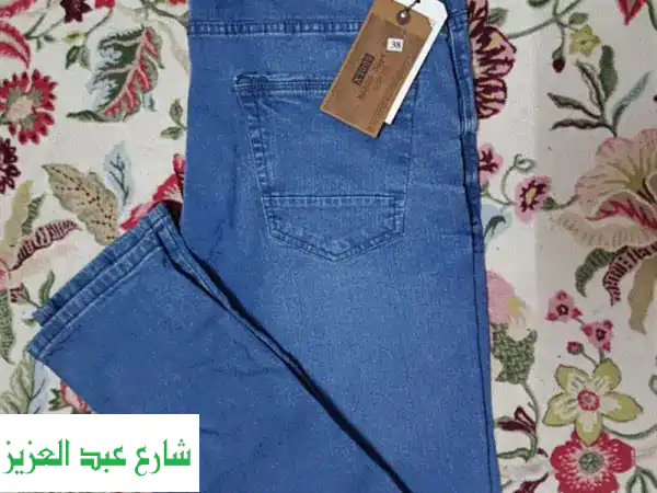 عرض لا يُقاوم: 2 بنطلون جينز رجالي مستورد جديد مقاس 38! الأناقة بسعر مميز.