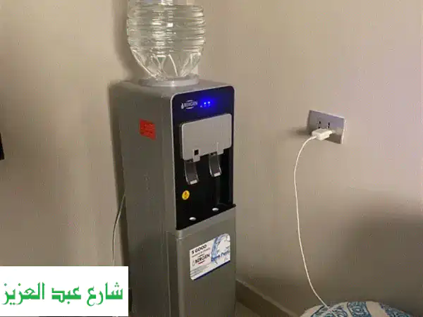 Bergen water despencer  بيرجن مبرد مياه 2 حنفية لون أبيض...