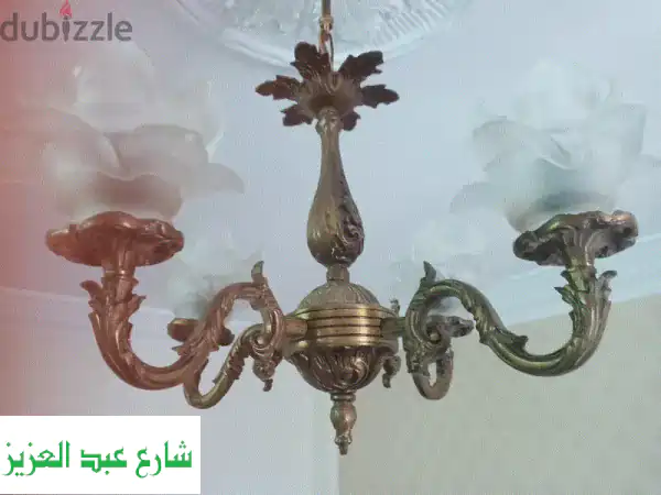 نجف نحاس عتيق أصلي: قطع إضاءة فاخرة ومنفردة لكل...