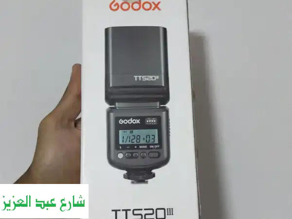 فرصة لا تعوض! فلاش Godox TT520 بحالة الجديد تماماً |...
