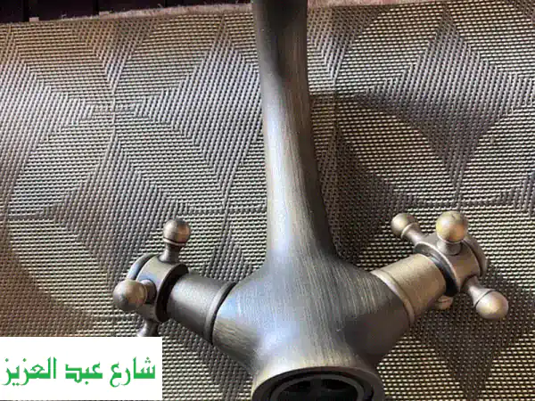 خلاط حمام نحاس برونزي فاخر | جديد كامل مع حنفيات ووِصلات | جودة تدوم