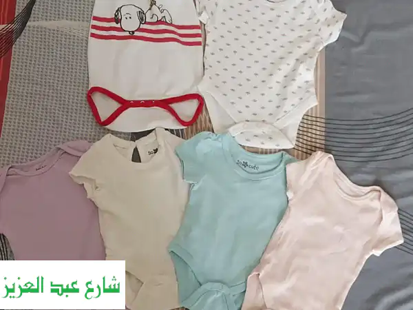 ملابس بنات حديثي الولادة (0-3 أشهر) بحالة ممتازة | اختاري الذكاء والتوفير