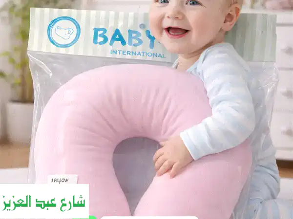 مخدة دعم الرقبة BABYQ للأطفال  حجم ميكرو مريح  مثالية للسفر