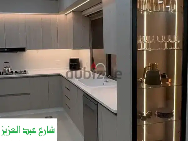 مطابخ مودرن 2024 ودريسنج روم | بولي لاك، HPL، PVC | سعر المتر 5000 ج.م | تصميمات Bc Group الفاخرة