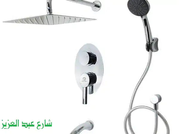 تألق حمامك: طقم خلاط بانيو دفن 