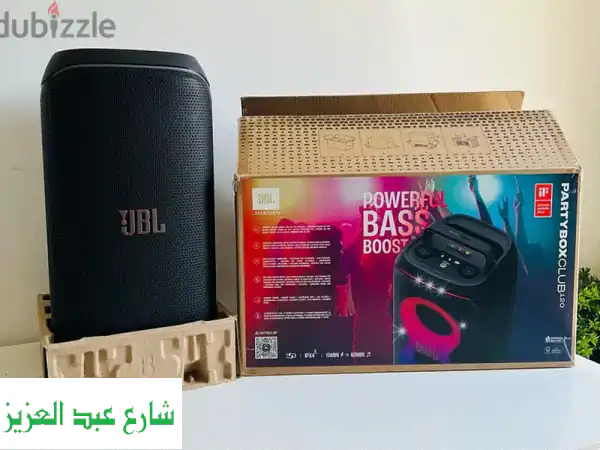 JBL Partybox 120 كالجديدة بالضمان | مع كفر JBL أصلي وستاند...