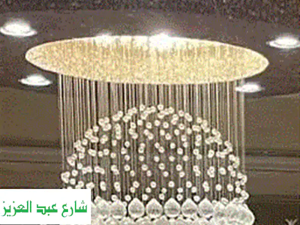 تألق منزلك! طقم نجف وأبليك كريستال عصفور أصلي (2+2)...