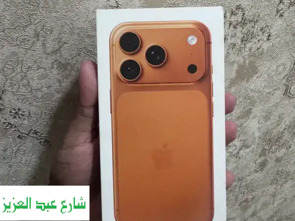 Iphone 17 pro 1 tb orange E sim  ايفون 17 برو 1 تيرا لون برتقالي