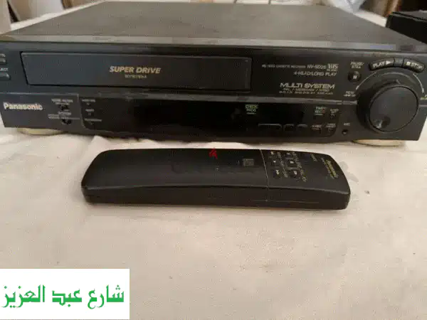 استرجع ذكرياتك! فيديو باناسونيك VHS أصلي بريموت تحكم...