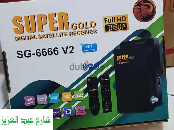 الترفيه الأمثل بين يديك: ريسيفر سوبر Full HD واي فاي...