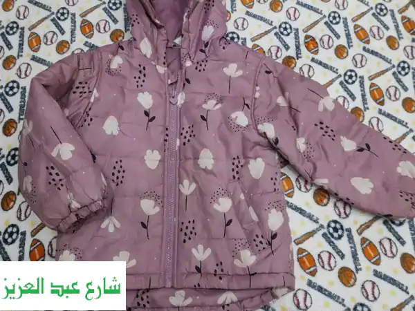 جاكيت أطفال بنات منفوخ 🌬️ دفء وأناقة لسن 3-4 سنوات...