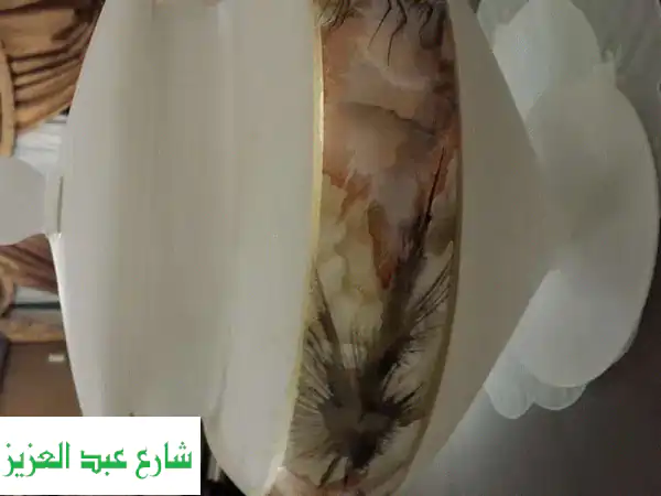 بوله مورانو ألمانية أصلية نادرة | أوف وايت مقاس كبير - تحفة فنية جديدة