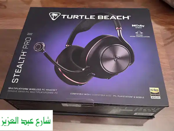 فرصة ذهبية: سماعة Turtle Beach Stealth Pro II الرائدة (PC/PlayStation)...