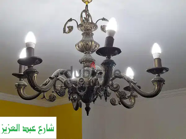 فرصة استثنائية: طقم نجف سابا باشا وأبليكات نحاس أصلي ثقيل قديم | خصم ٢٨% (وفر ٨ آلاف!)
