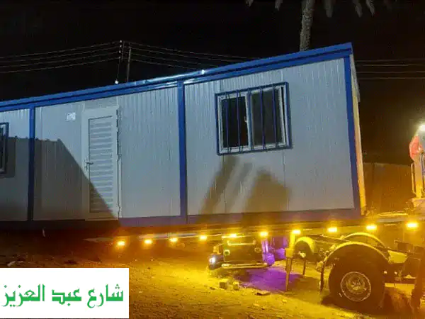 كرفانات للبيع بجميع المقاسات | ضمان سنتين، عزل ممتاز وشاسيه حديد ثقيل