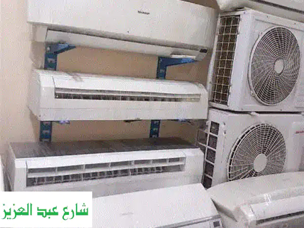 تكييفات مستعملة بحالة الفبريكة بالضمان والتركيب | كل الماركات بأسعار تبدأ من 9500 ج!
