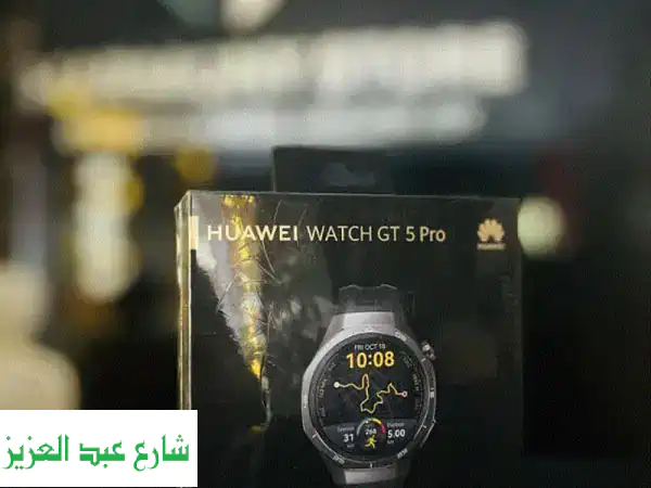 Huawei Watch GT5 Pro جديدة متبرشمة | ضمان محلي وشهر من المتجر...