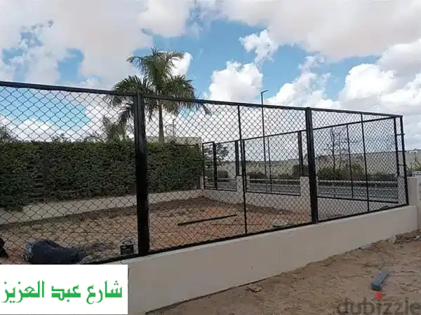 أسوار سلك مجلفن: أفضل سعر للمتر | حماية متينة + توريد وتركيب احترافي