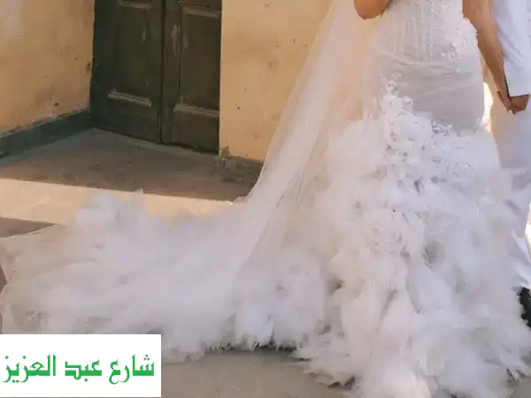 فستان زفاف فلورال حصري من Maisonselim_bridal | تصميم خاص | إطلالة أحلامك بسعر مميز!