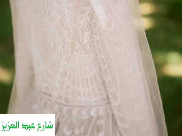 فستان زفاف فاخر للبيع | إطلالة ملكية بلبسة واحدة...