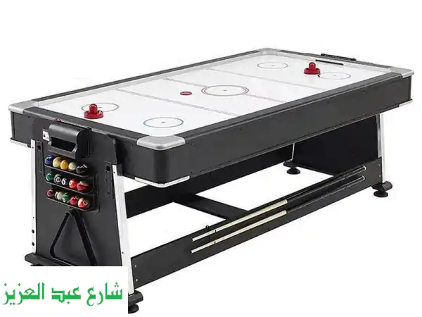 طاولة العاب متعدده بالياردو اير هوكي بينج بونج