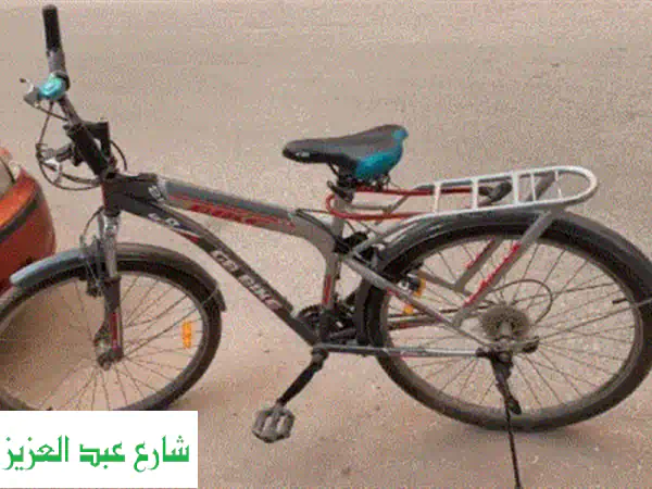 عجلة سرعات مقاس 26 بوصة مقعد خلفي رفارف معدنية حامل خلفي مستعملة بحالة الزيرو ماغيرتش ولا قطعة غيار ...