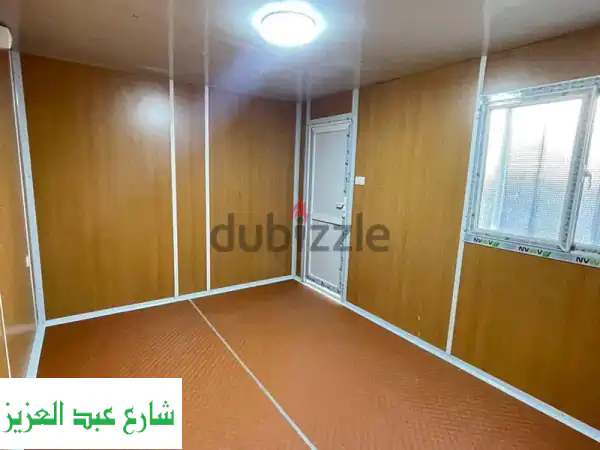 كرفان للبيع ٩ م ×٣ م غرفتين وحمام ومطبخ جاهز