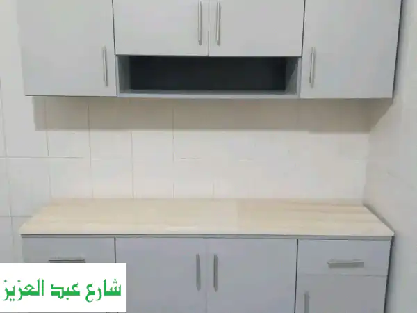 مطبخ مودرن مقاس 160 سم خشب أم دي أف تايلاندي