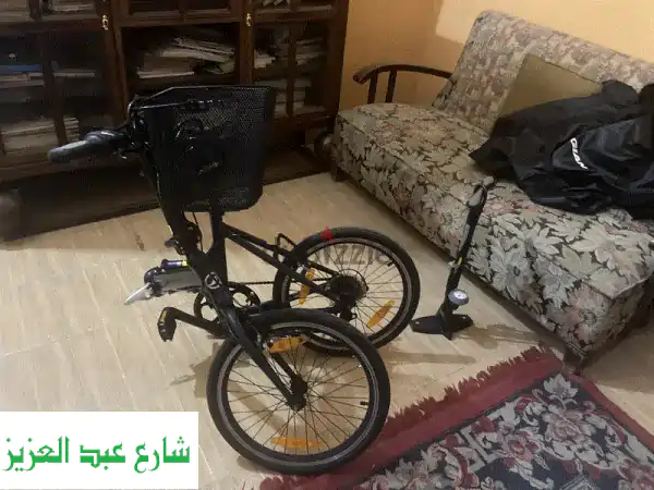 دراجة جيانت قابلة للطي + منفاخ  +  شنطة جيانت   Foldable byke Giant