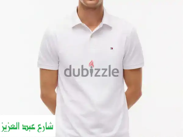 Regular Fit Stretch Tommy Polo  Fresh White