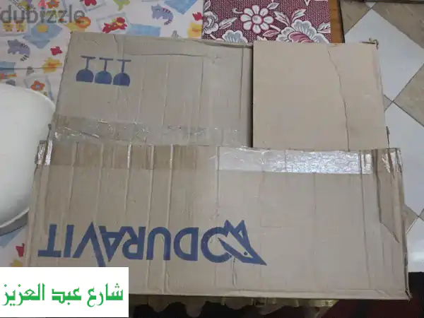 فرصة ذهبية! حوض ديورافيت 58 سم أبيض تحت الرخامة |...