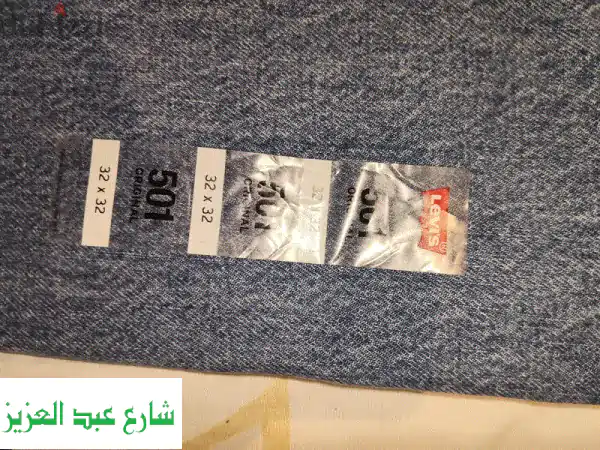 بنطلون ليفيز جينز أزرق رجالي (W32 L32) | الأناقة الكلاسيكية لراحتك اليومية