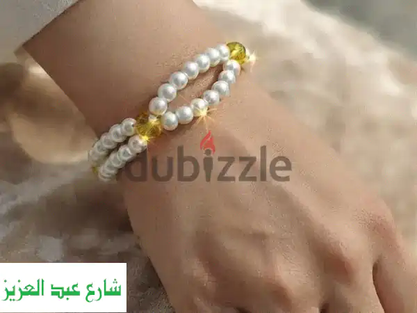 سوار لمسة شمس من خيط وخرزه: تألقي بإشراقة لا مثيل لها...