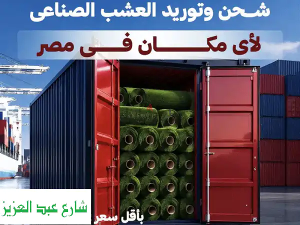 تركيب وتوريد عشب صناعي بالتجمع الخامس  نجيل...