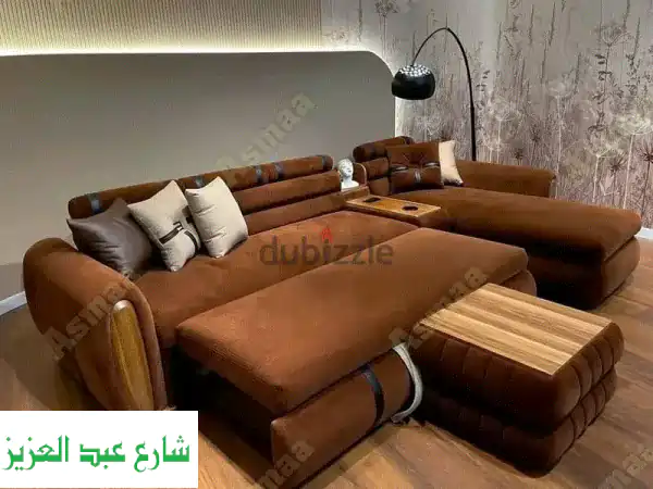 ركنه مودرن سرير وسحاره انتريه صالون سفره