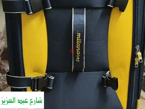 شنطة سفر ميلانو جديدة كلياً! لون كحلي * أصفر جذاب -...