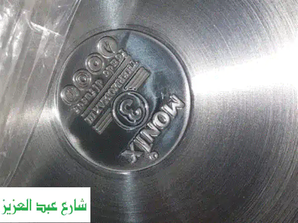 عرض لا يُقاوم: مجموعة حلل MONIX الإسبانية الأصلية 8 قطع | ستانلس ستيل 18/10 بجودة استثنائية بسعر 5500 جنيه!