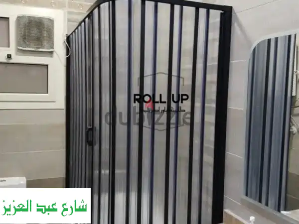 كابينة شاور Roll Up مانعة للتسريب: حمامك ناشف، أنيق ومساحة أوسع! (خصومات لفترة محدودة)