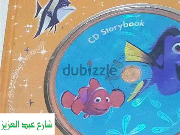 البحث عن نيمو: كتاب وفيلم CD جديد (مقتنى نادر لمحبي ديزني وهدية مثالية)