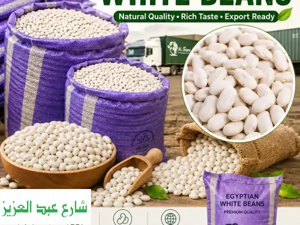 natural quality  rich taste  export ready discover the premium quality of egyptian white beans, ...